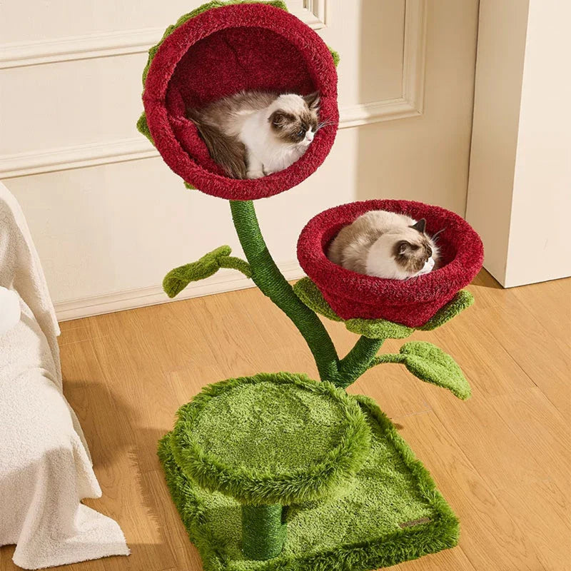 Monster Bloom Cat Tree Climbing Tower