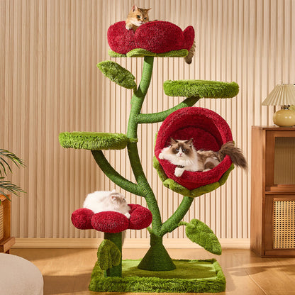 Monster Bloom Cat Tree Climbing Tower