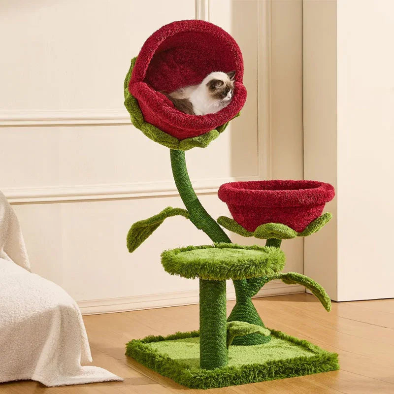 Monster Bloom Cat Tree Climbing Tower