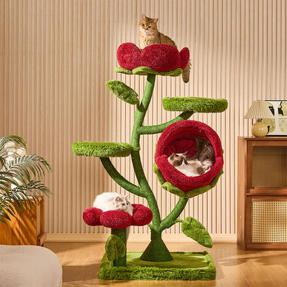Monster Bloom Cat Tree Climbing Tower