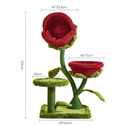 Monster Bloom Cat Tree Climbing Tower