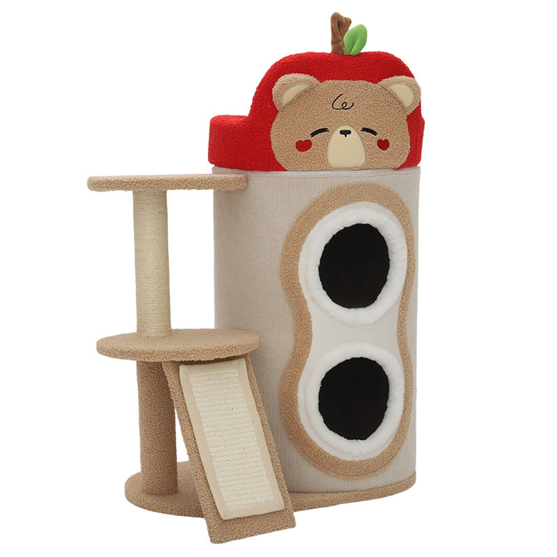 Multi-Layer Cat Scratching Bed Condo Tower