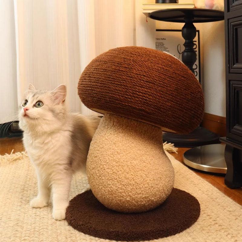 Mushroom Cute Cat Climbing Frame Scratching Post