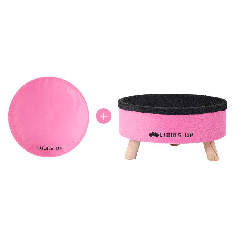 Pink Warm Cat Elevated Bed