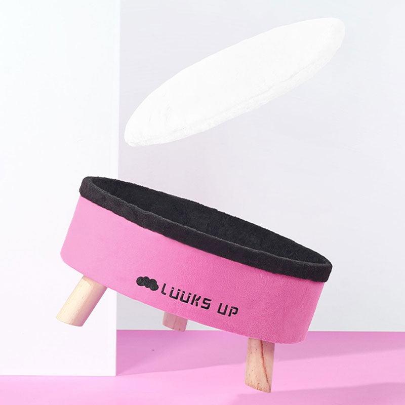 Pink Warm Cat Elevated Bed