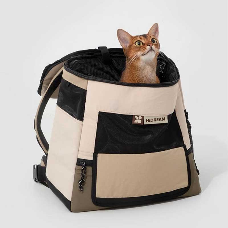 Portable Front and Back Carrying Cat Backpack