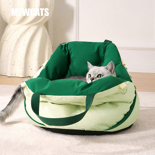 Portable Multifunctional Cat Carrier for Car