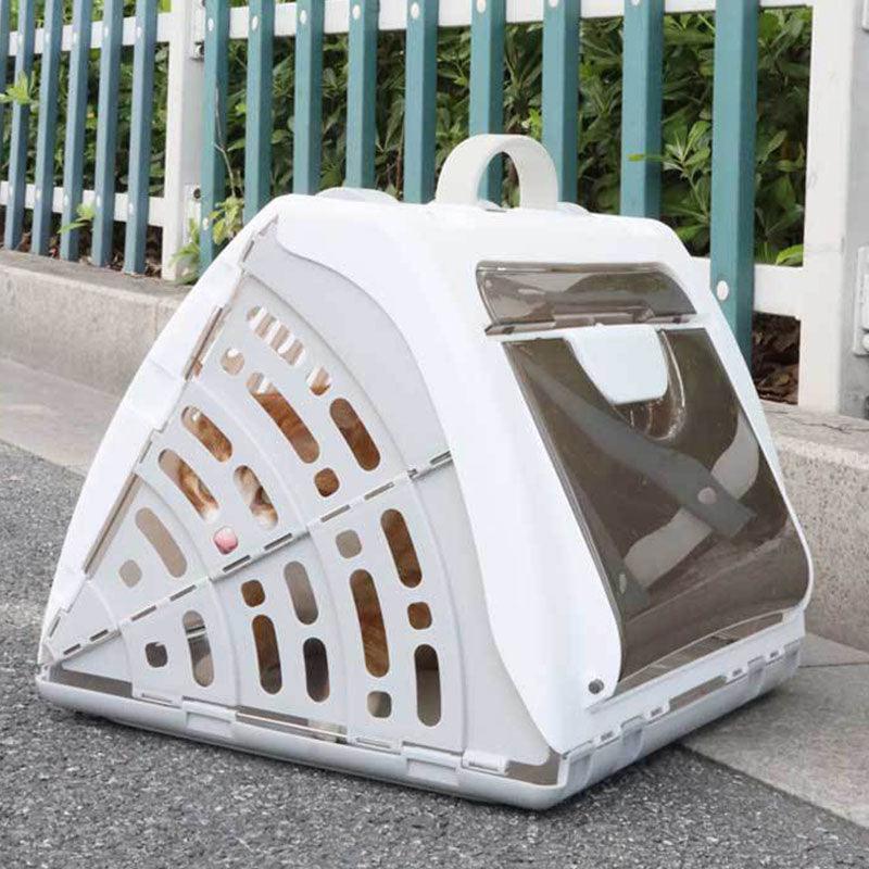 Portable Cat Handbag Carrying Case Hard Box Cage