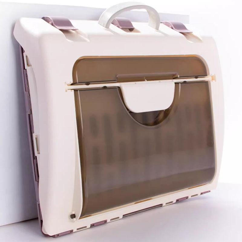 Portable Cat Handbag Carrying Case Hard Box Cage
