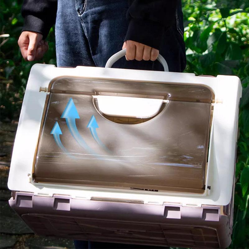 Portable Cat Handbag Carrying Case Hard Box Cage
