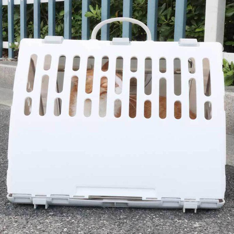 Portable Cat Handbag Carrying Case Hard Box Cage