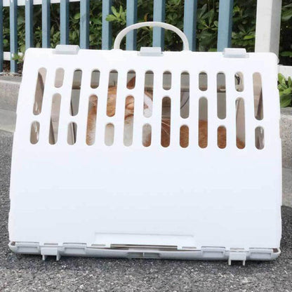 Portable Cat Handbag Carrying Case Hard Box Cage