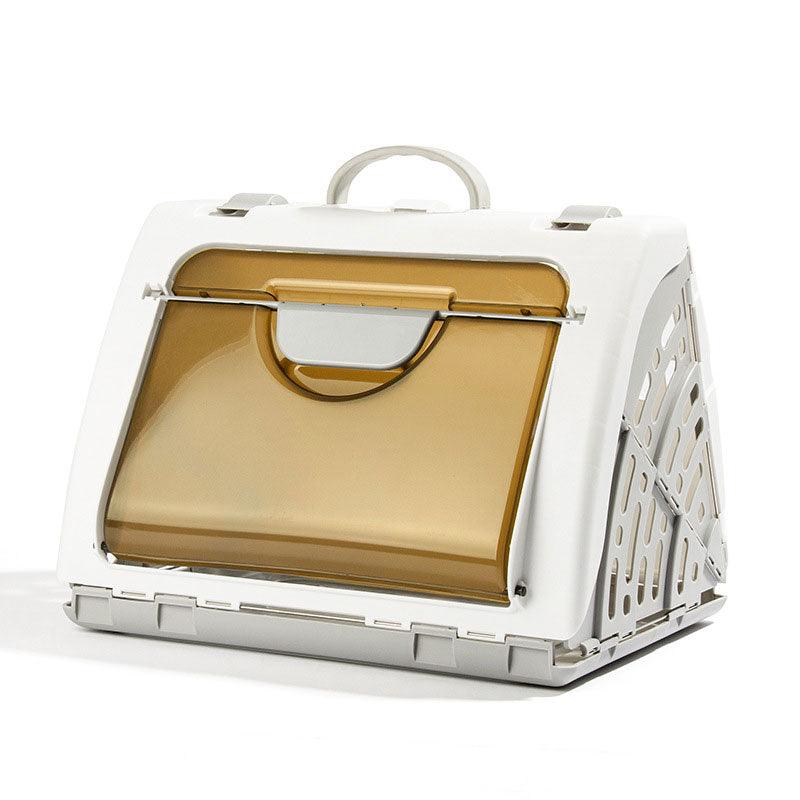 Portable Cat Handbag Carrying Case Hard Box Cage