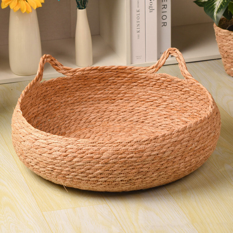 Pure Manual Wicker Cat Bed Four Seasons General