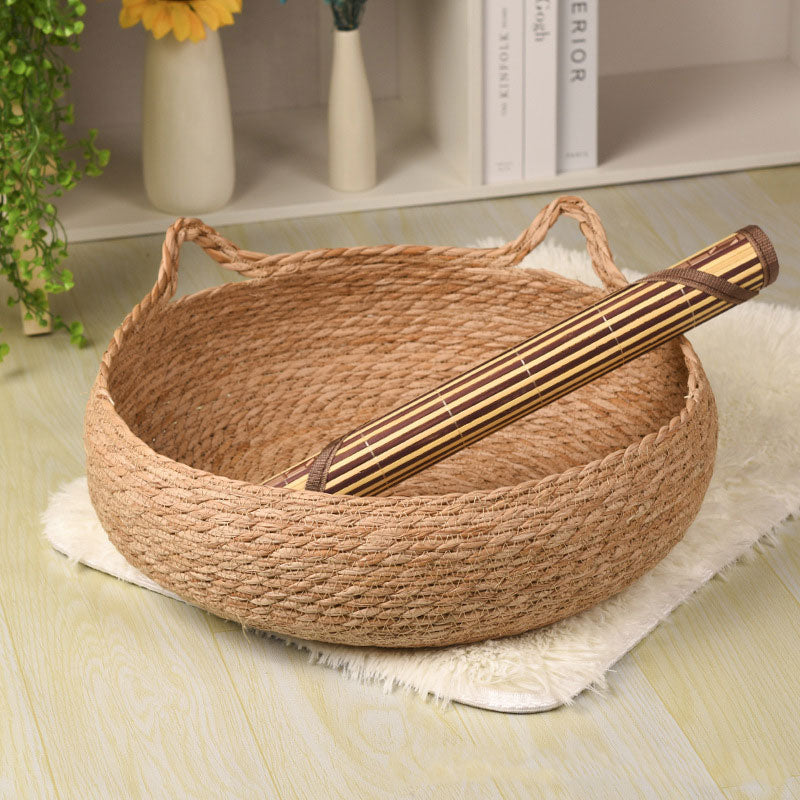 Pure Manual Wicker Cat Bed Four Seasons General