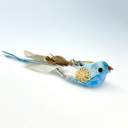 Replaceable Feather Bird Cat Teaser Stick Toy