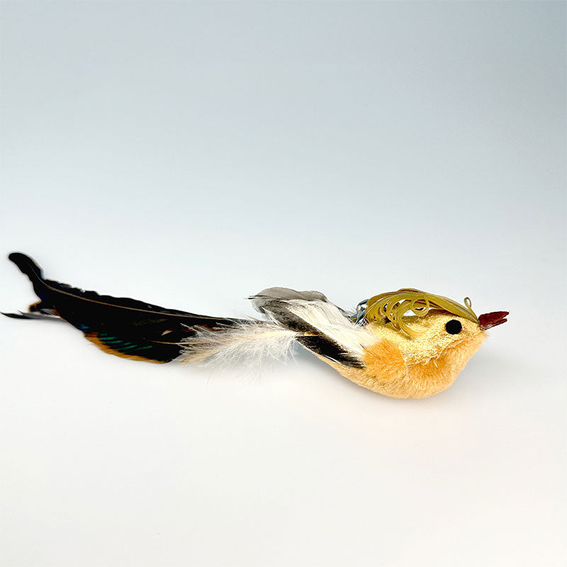 Replaceable Feather Bird Cat Teaser Stick Toy