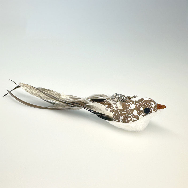 Replaceable Feather Bird Cat Teaser Stick Toy
