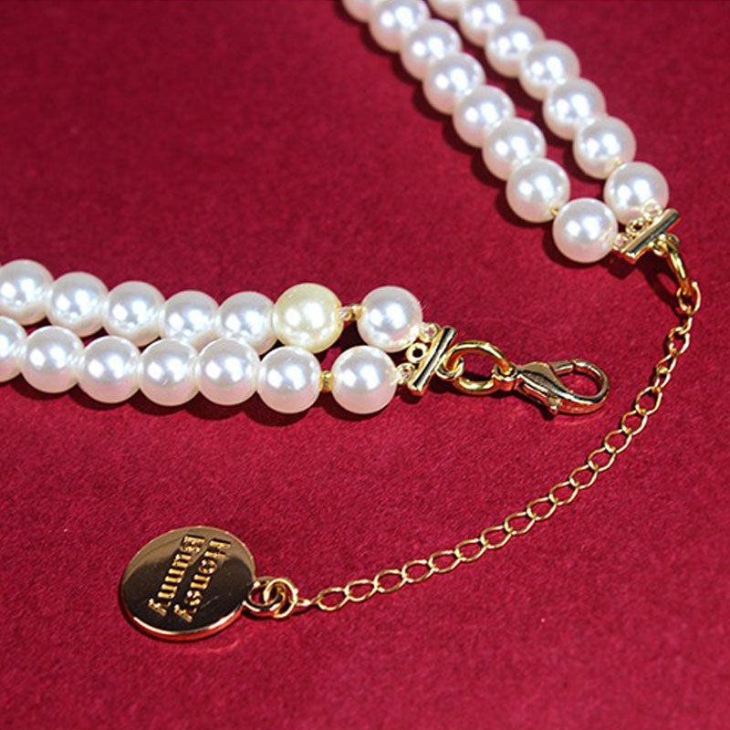 Retro Gemstone Cat Collar Accessory