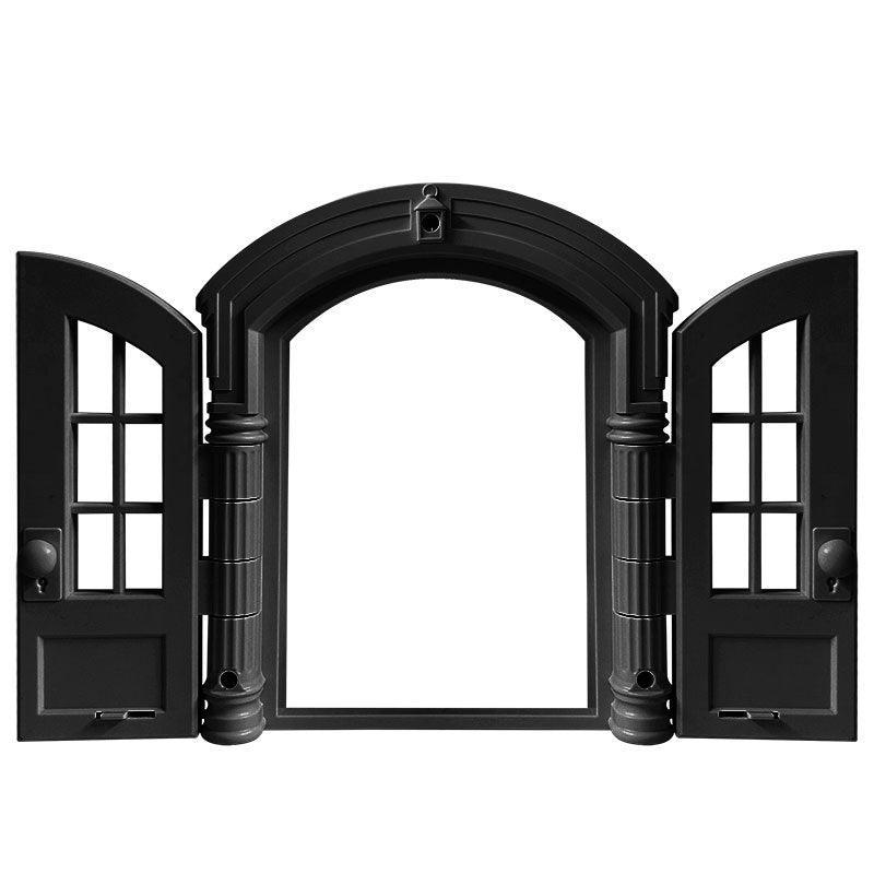 Silent Cat Door With Window Two-way Cat Door