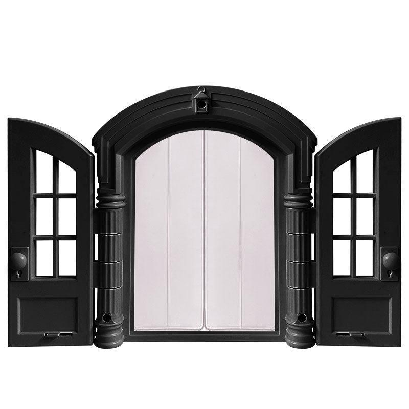 Silent Cat Door With Window Two-way Cat Door