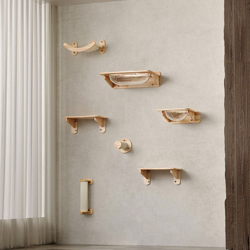 Sky Loft Wall-Mounted Cat Wall Shelves 