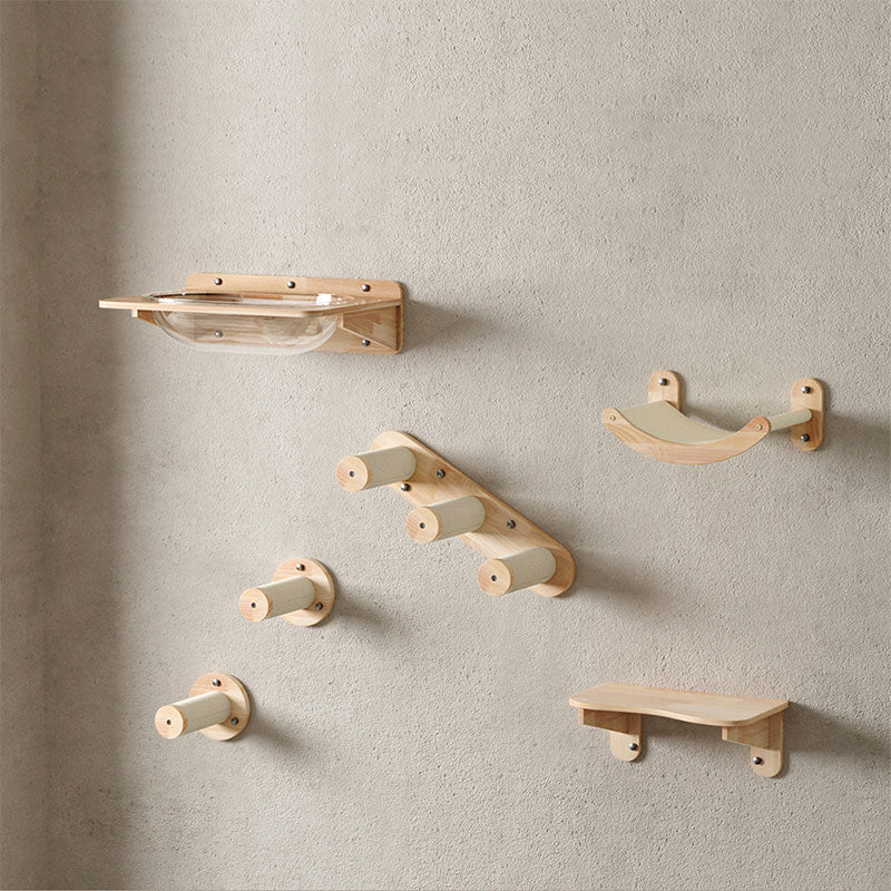 Sky Loft Wall-Mounted Cat Wall Shelves 