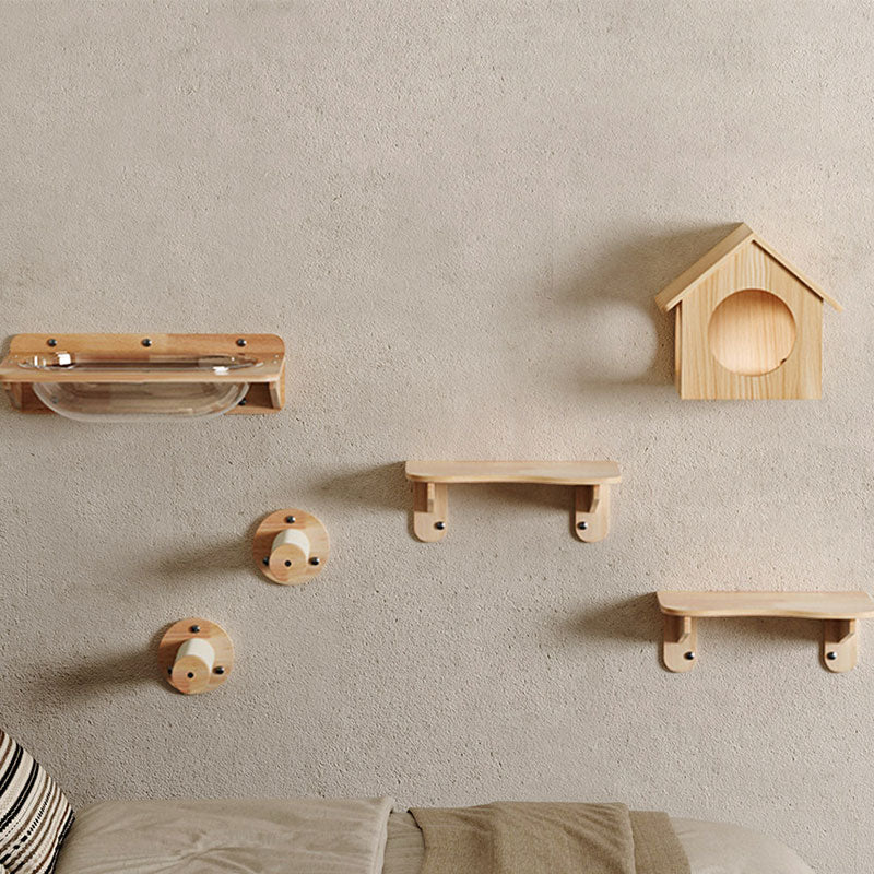 Sky Loft Wall-Mounted Cat Wall Shelves 