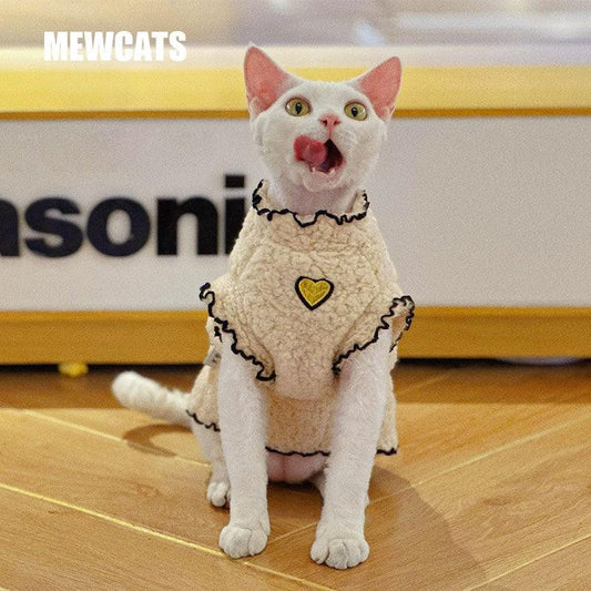 Soft Lambswool Hairless Cat Clothes