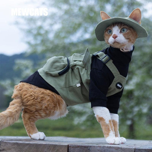 Sphynx Cat Vest 3 Color Devon Hairless Cat Clothes