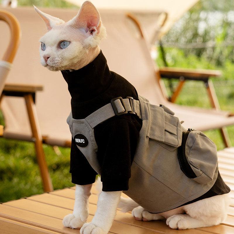 Sphynx Cat Vest 3 Color Devon Hairless Cat Clothes
