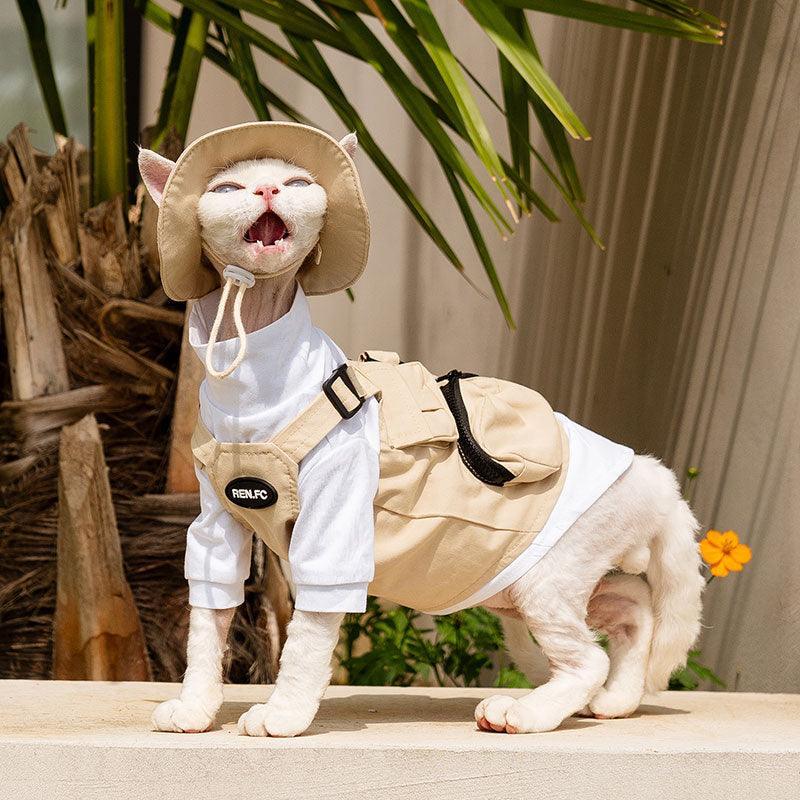 Sphynx Cat Vest 3 Color Devon Hairless Cat Clothes