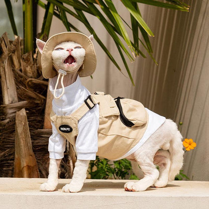 Sphynx Cat Vest 3 Color Devon Hairless Cat Clothes