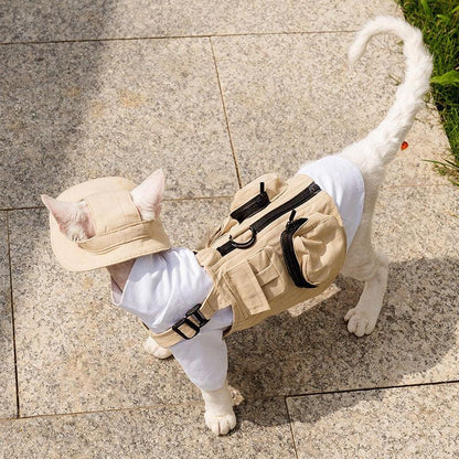 Sphynx Cat Vest 3 Color Devon Hairless Cat Clothes