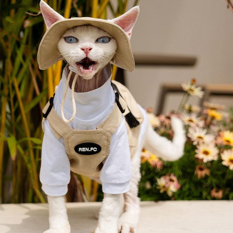 Sphynx Cat Vest 3 Color Devon Hairless Cat Clothes