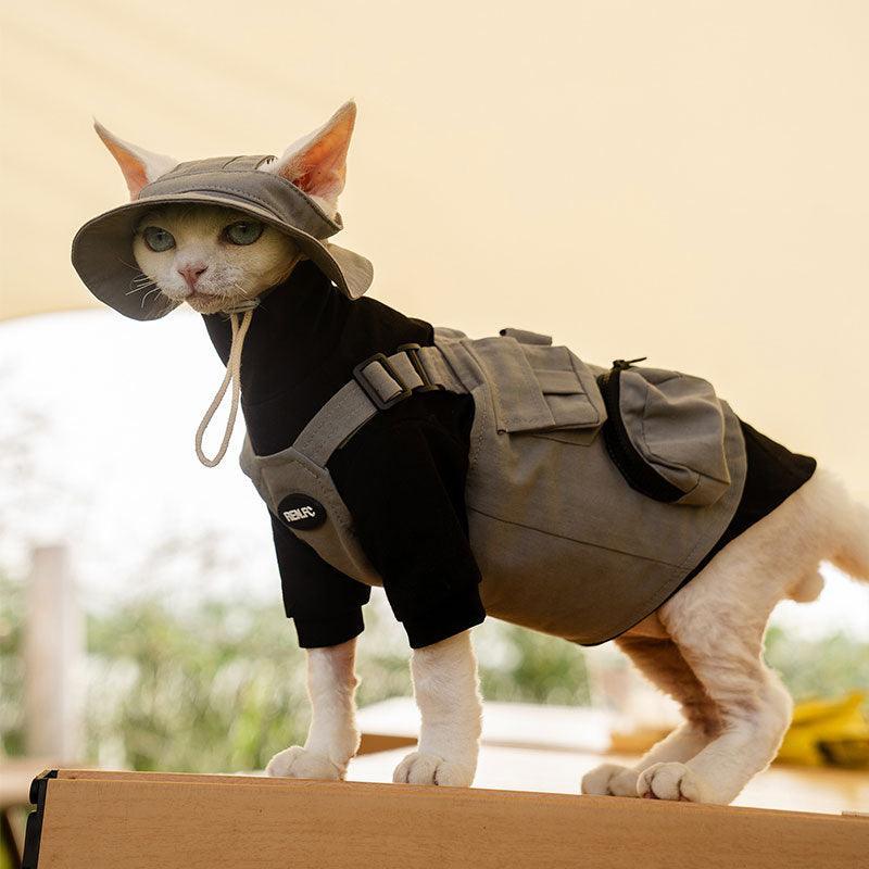 Sphynx Cat Vest 3 Color Devon Hairless Cat Clothes