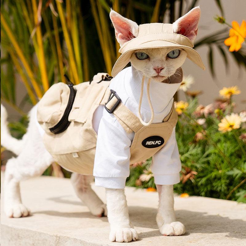 Sphynx Cat Vest 3 Color Devon Hairless Cat Clothes