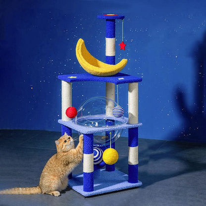 Starry Sky Cat Climbing Frame Tower Cat Tree