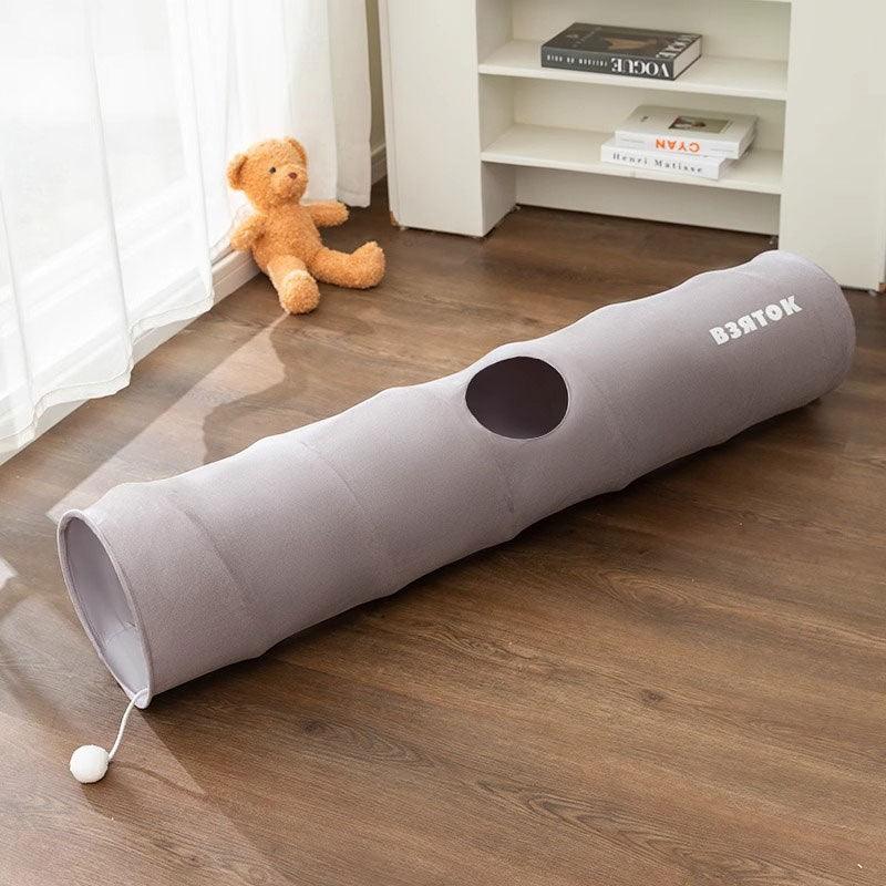 Suede Cat Tunnel Maze Bed