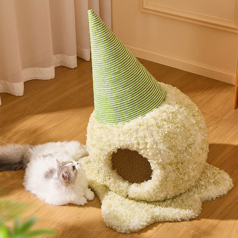 Sweet Ice Cream Cat Cave Bed