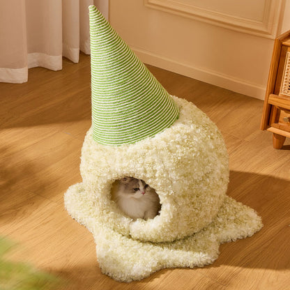 Sweet Ice Cream Cat Cave Bed