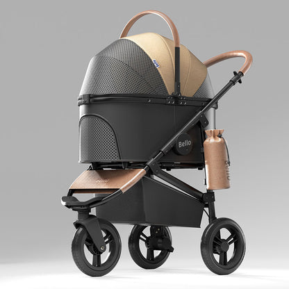 Three-wheeled Cat Carrier Stroller