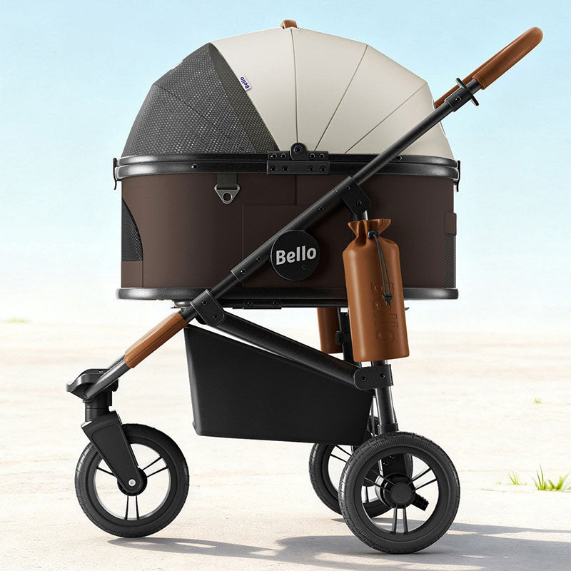 Three-wheeled Cat Carrier Rolling Stroller