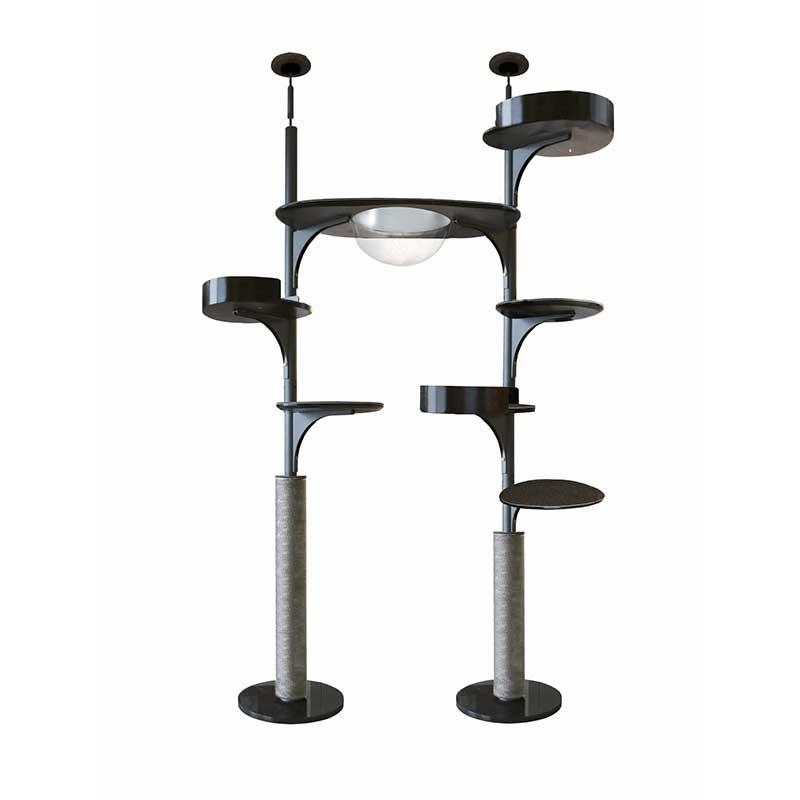 Twin Towers Floor to Ceiling Cat Climbing Tree