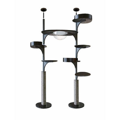 Twin Towers Floor to Ceiling Cat Climbing Tree
