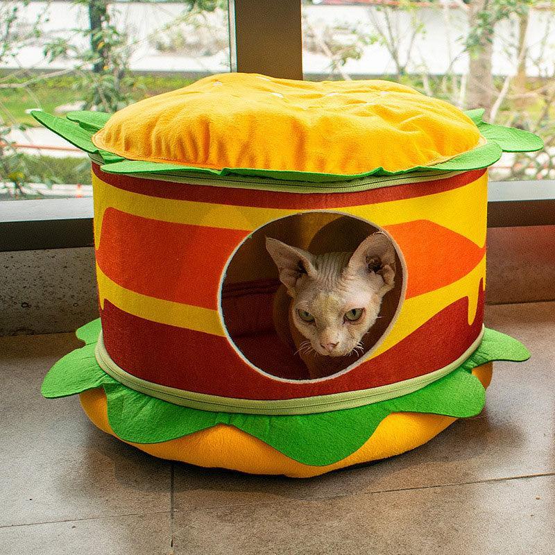 Warm Cake Bear Cat Bed 3 Style Cave House MEWCATS