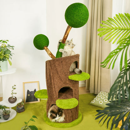 Welcome Cat Climbing Tree House