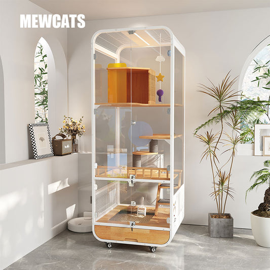 Wonderland Premium Panoramic Cat Villa