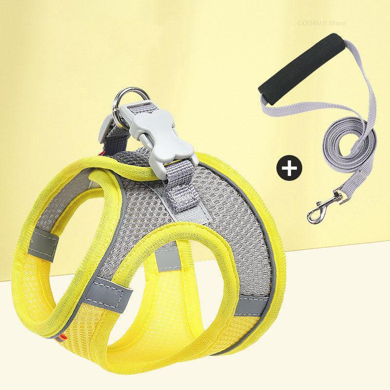 Adjustable Cat Leash Set Vest 3 Color Cats Harness Lead - MEWCATS