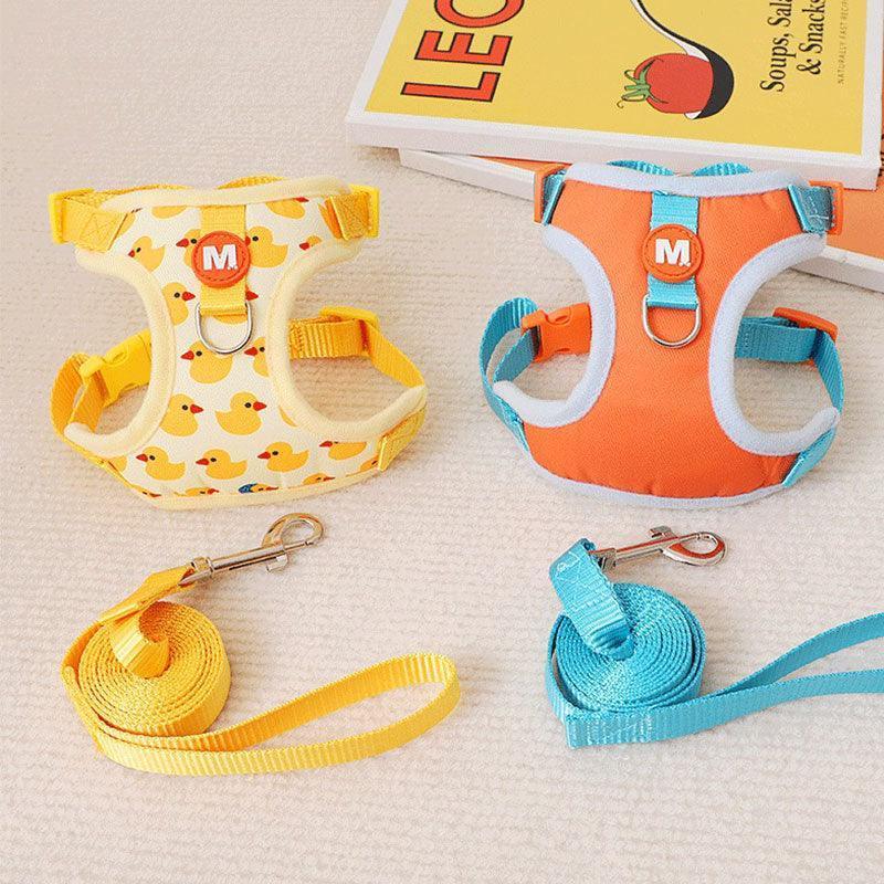Travel Cat Lead Harness 2 Color Leash Set Escape Proof
